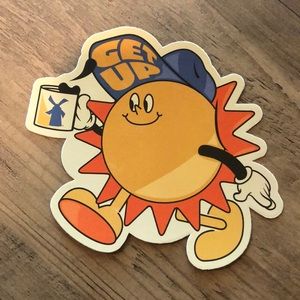 Dutch Bros Decal - Get Up - Sun